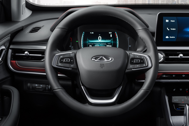 Многофункциональный кожаный руль 