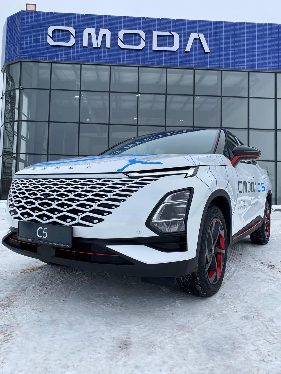 OMODA С5 на дорогах Курска
