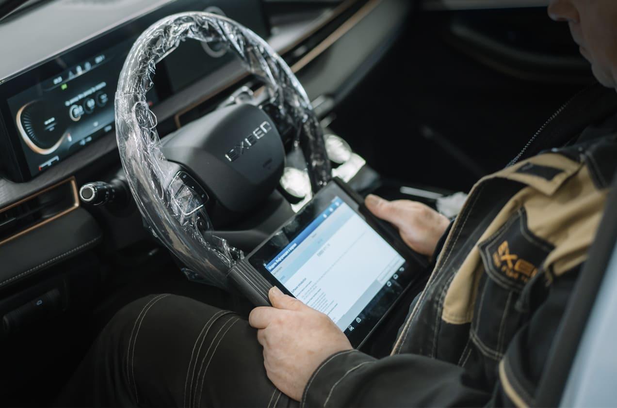 Преимущество на первый визит в официальный сервисный центр EXEED