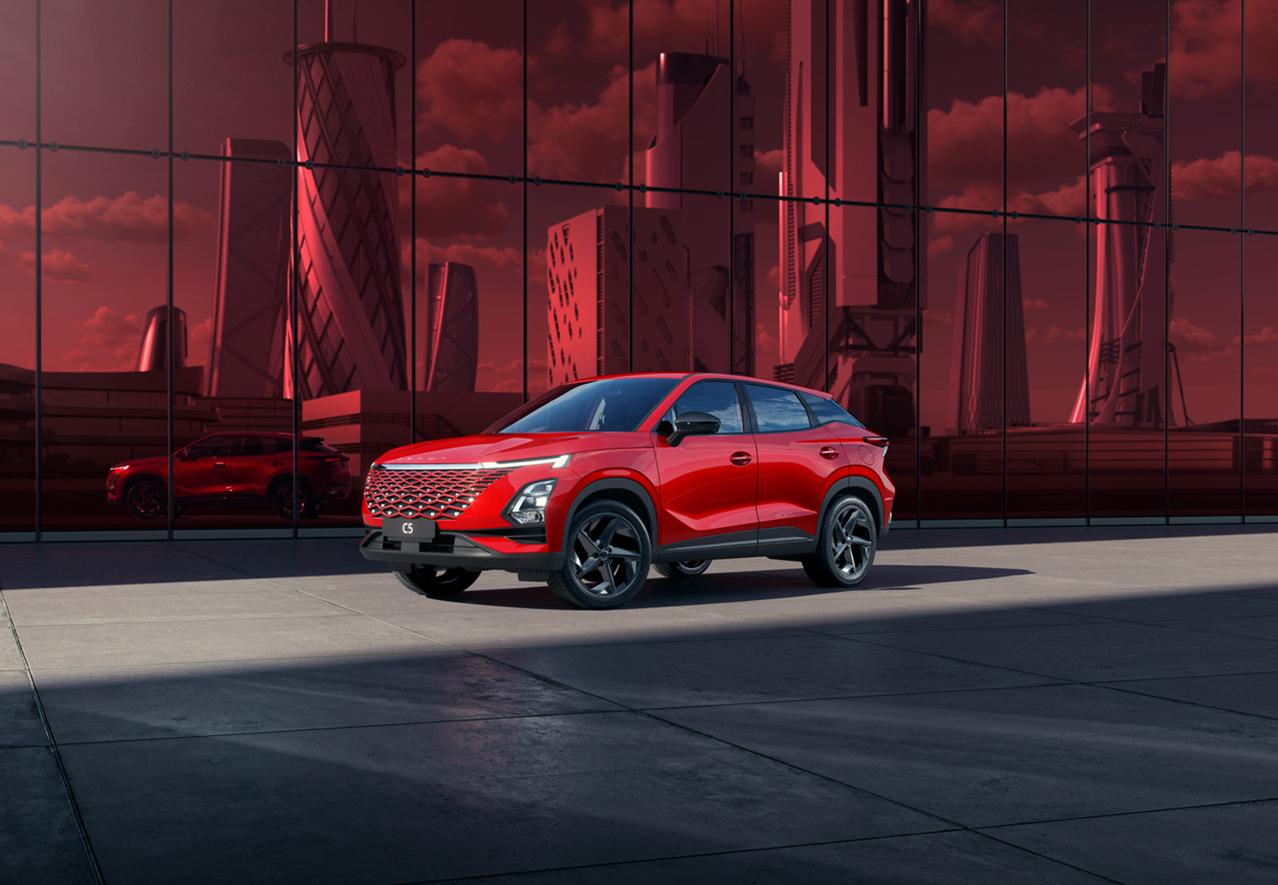 TRENDY RED: СПЕЦИАЛЬНАЯ СЕРИЯ OMODA C5 