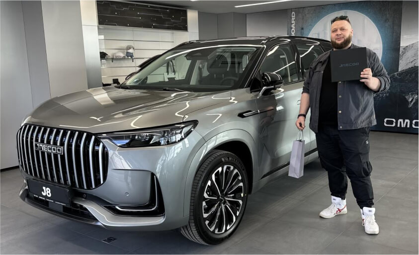 Первая выдача JAECOO J8!