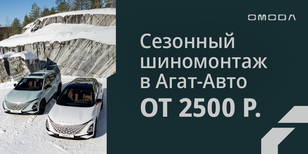 Сезонный шиномонтаж в Агат-Авто