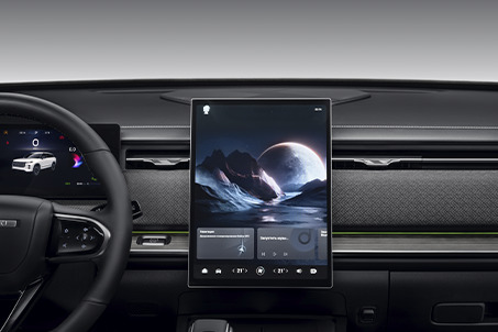 «Планшет» на передней панели