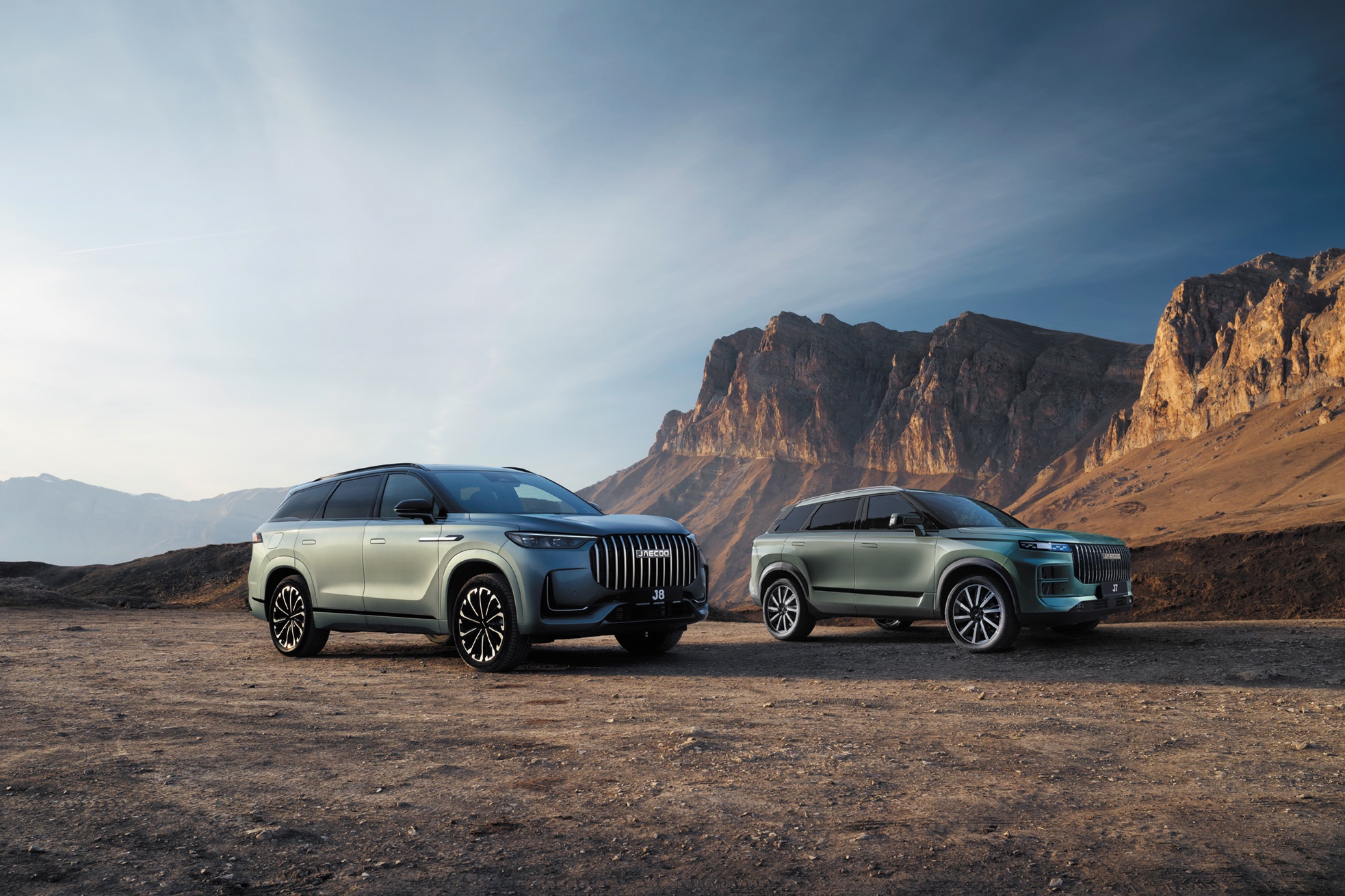 JAECOO J7 и  JAECOO J8 