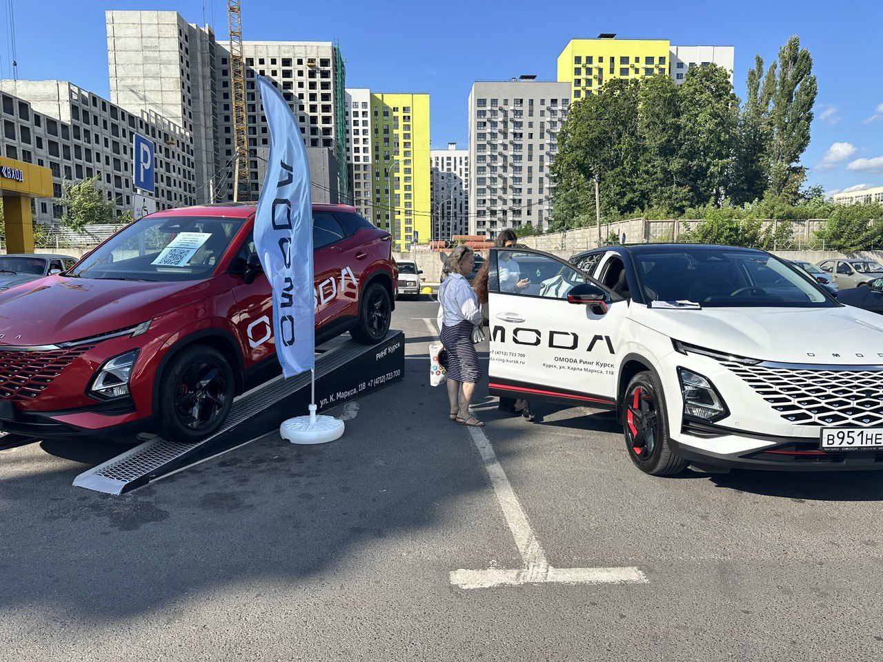 Экспресс тест-драйв OMODA С5 на «Ленте» в Курске