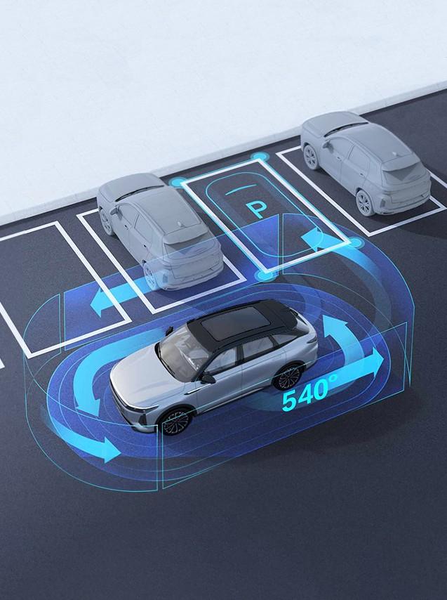 Автоматическая парковка с ассистентом движения задним ходом