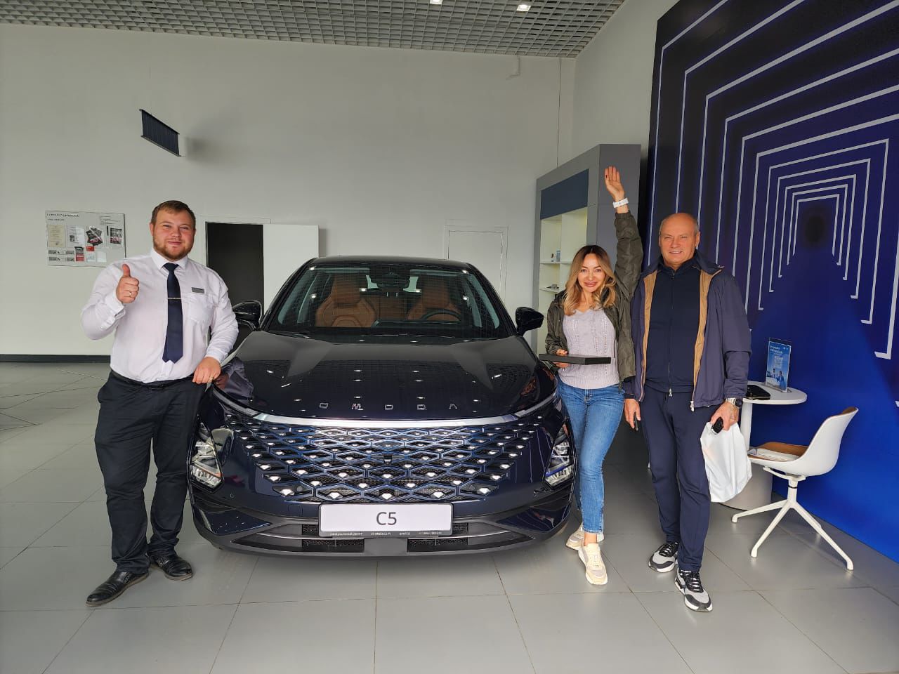 Поздравляем с приобретением нового автомобиля OMODA!