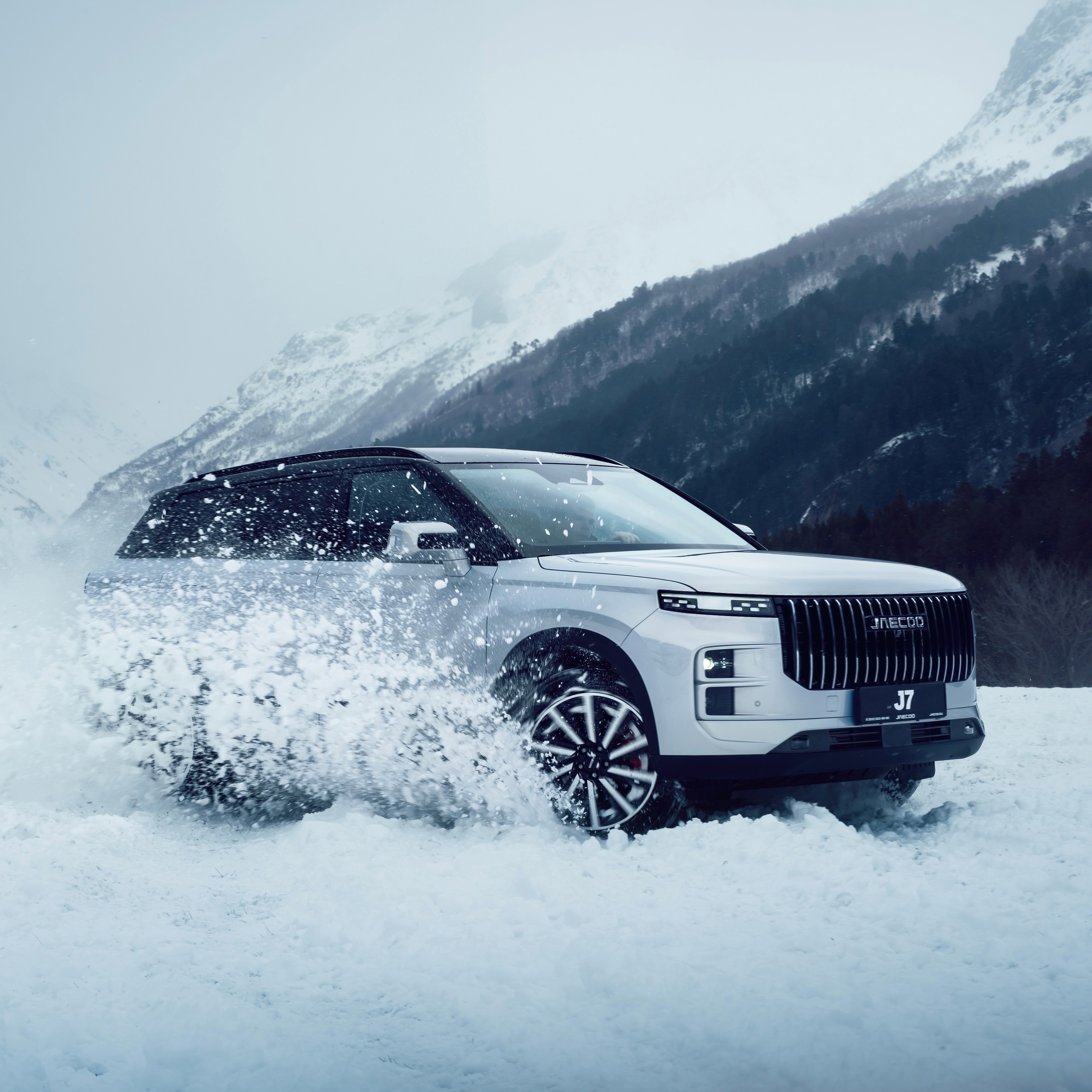 Полный привод JAECOO J7 в действии!