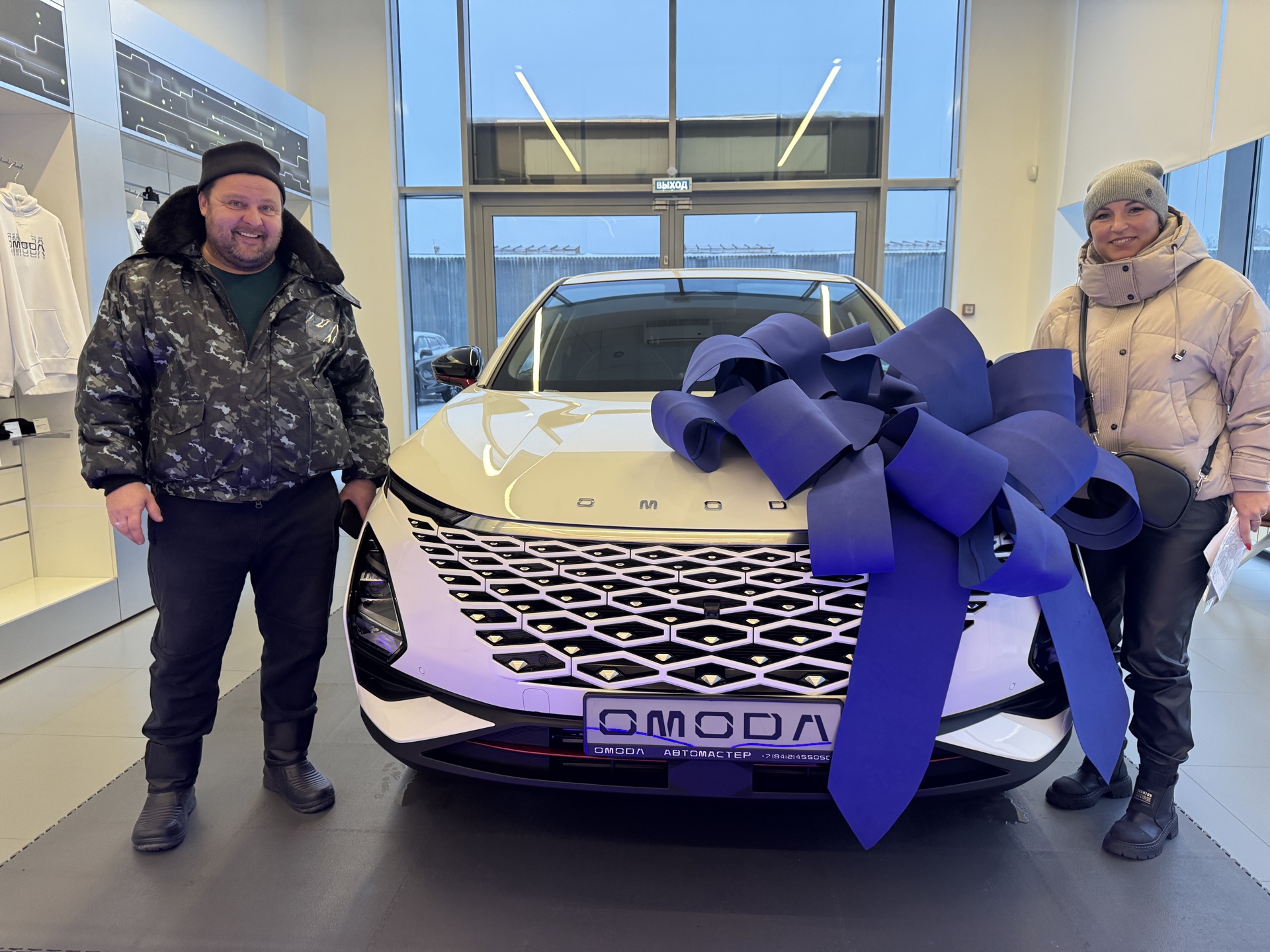 Поздравляем новых владельцев автомобилей OMODA