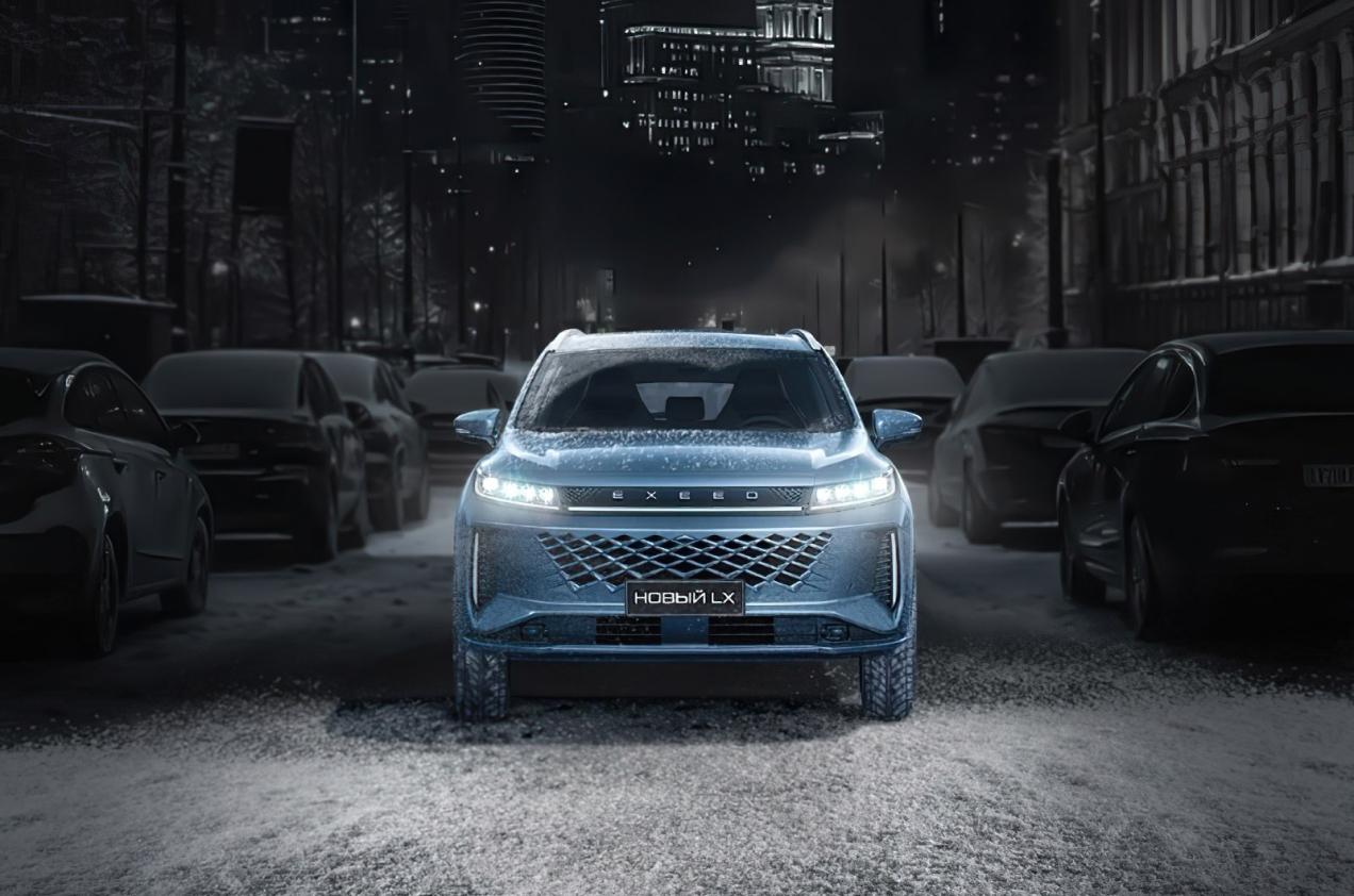 Зима с EXEED LX: яркие акценты в снежных пейзажах