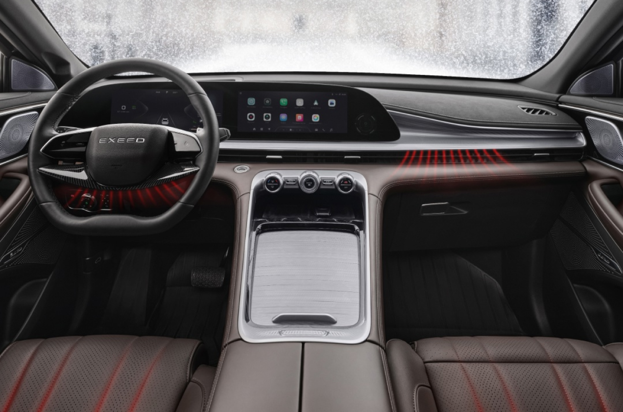 EXEED TXL: высококачественные материалы и инновационные функции для комфорта 