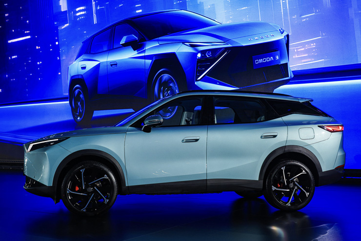 На фестивале OMODA DAY были представлены кроссоверы OMODA C7 и OMODA C3