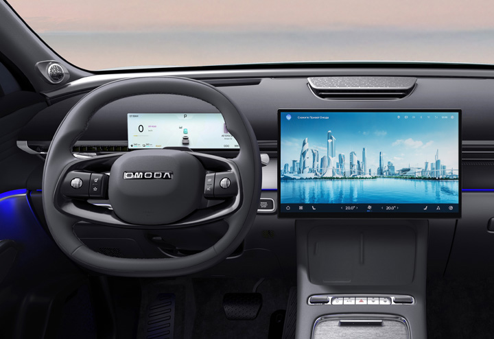 Мультимедиа и интерфейс автомобилей OMODA