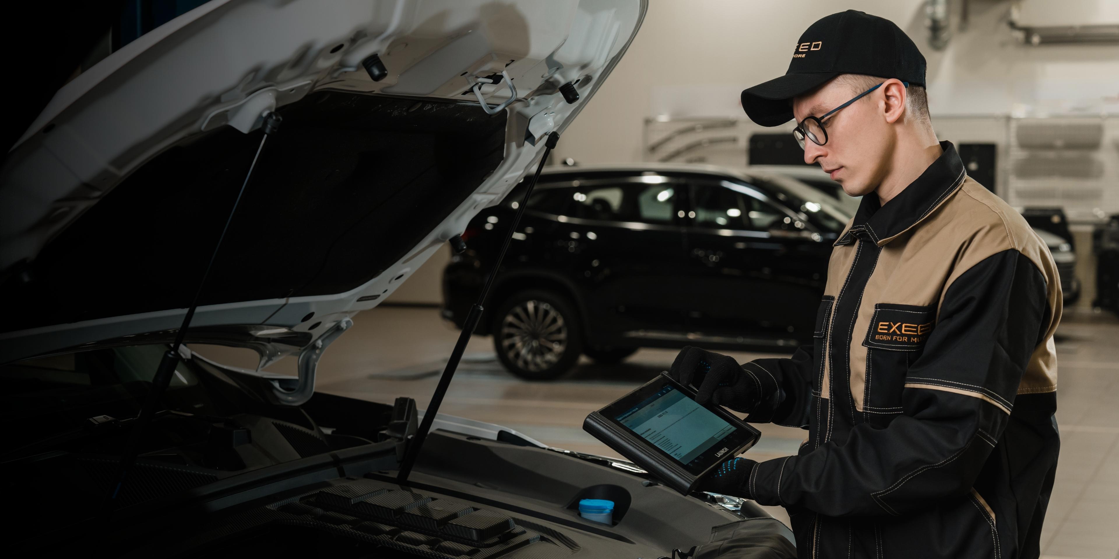 <h1> Замена тормозных колодок EXEED</h1>