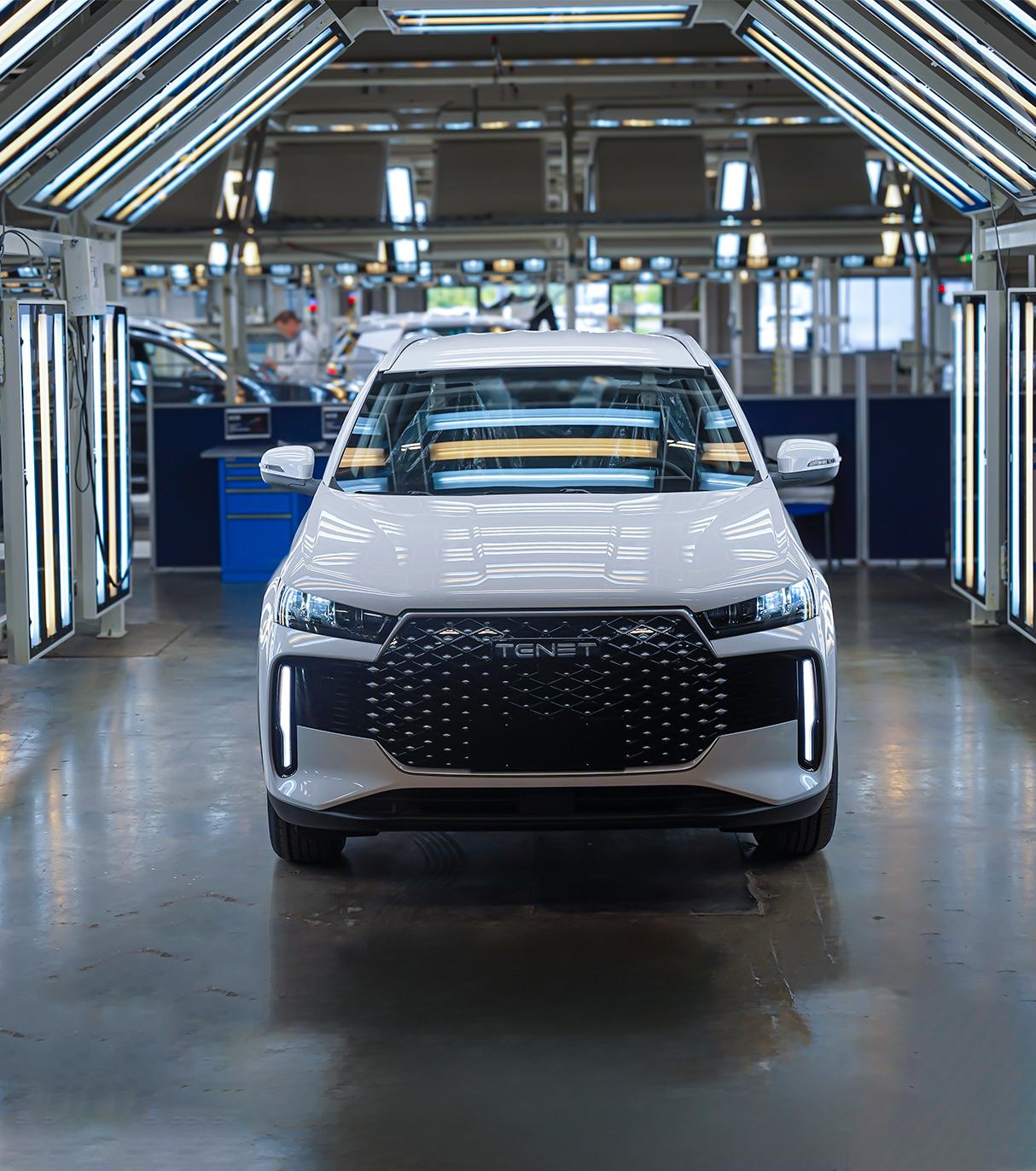 На заводе «АГР Холдинг» в Калуге началось производство кроссовера TENET T4