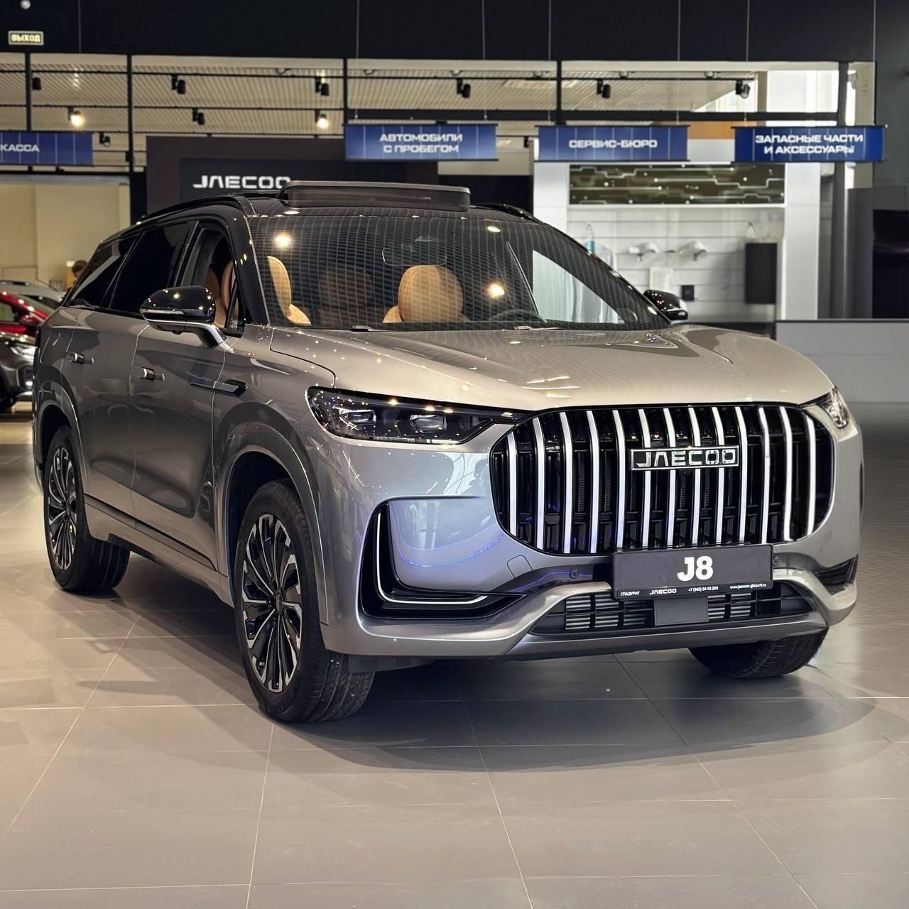 JAECOO J8 — с первого взгляда влюбляет в себя стильным дизайном и превосходными характеристиками! 