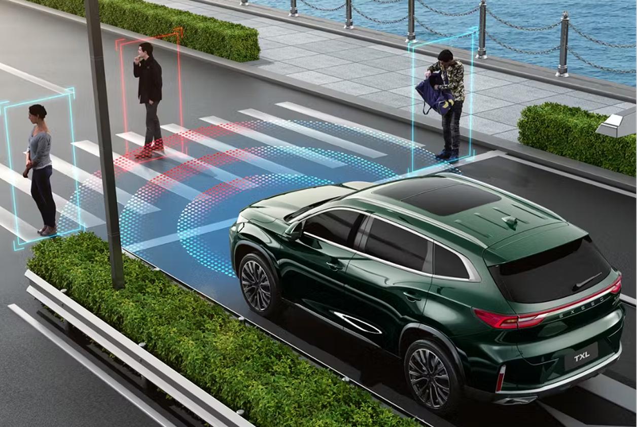 Как система автоматического торможения в EXEED помогает избежать зимних аварий