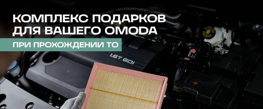 Комплекс подарков для Вашего OMODA при прохождении ТО
