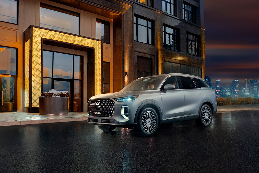 TIGGO 9<br> с выгодой<br>до 350 000₽² 