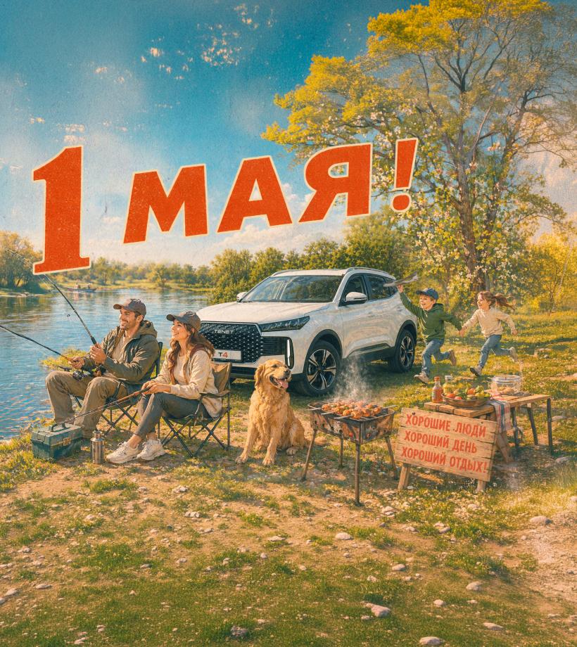 С праздником Весны и Труда!