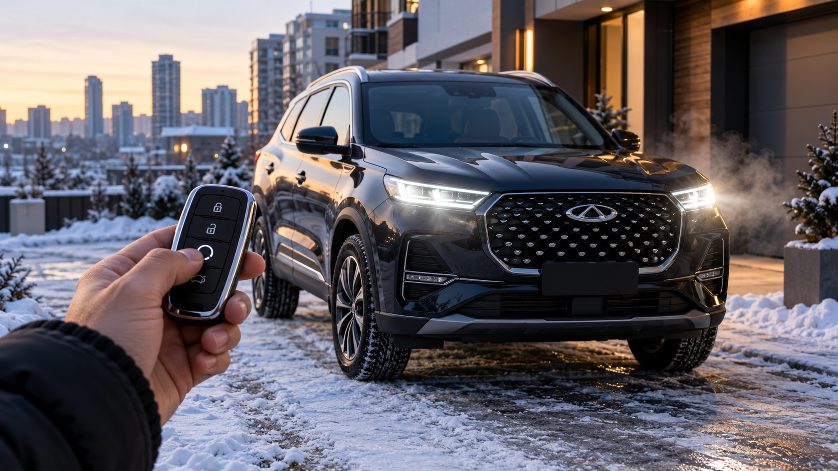 Дистанционный запуск Chery