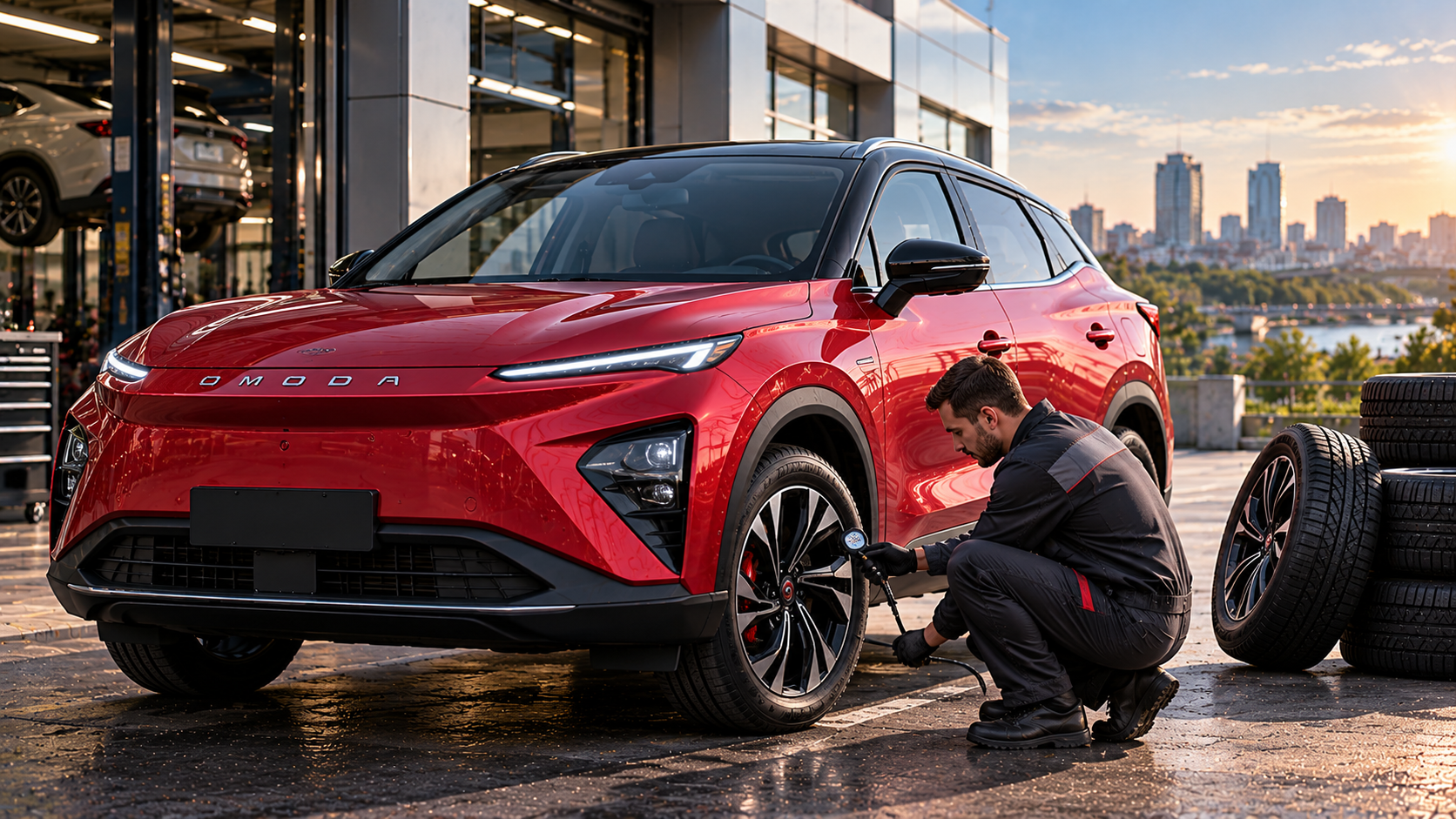 Шины и диски OMODA C5 2026: размеры, давление и сезонный выбор