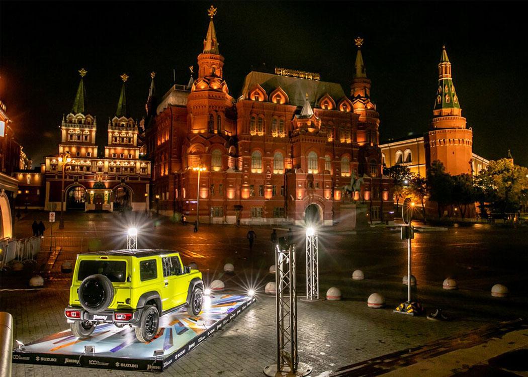 Jimny на Красной пощади