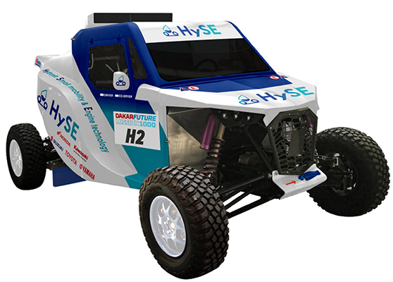 АВТОМОБИЛЬ С ВОДОРОДНЫМ ДВИГАТЕЛЕМ ОТ SUZUKI И HYSE НА РАЛЛИ «ДАКАР 2024»