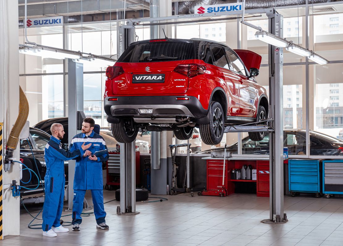 Выгода на работы 20% для не гарантийных автомобилей Suzuki