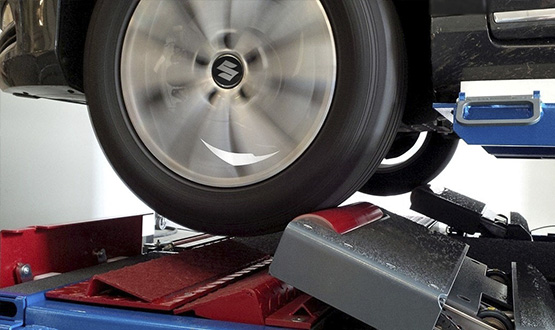 Проверка тормозной системы и амортизаторов на стенде