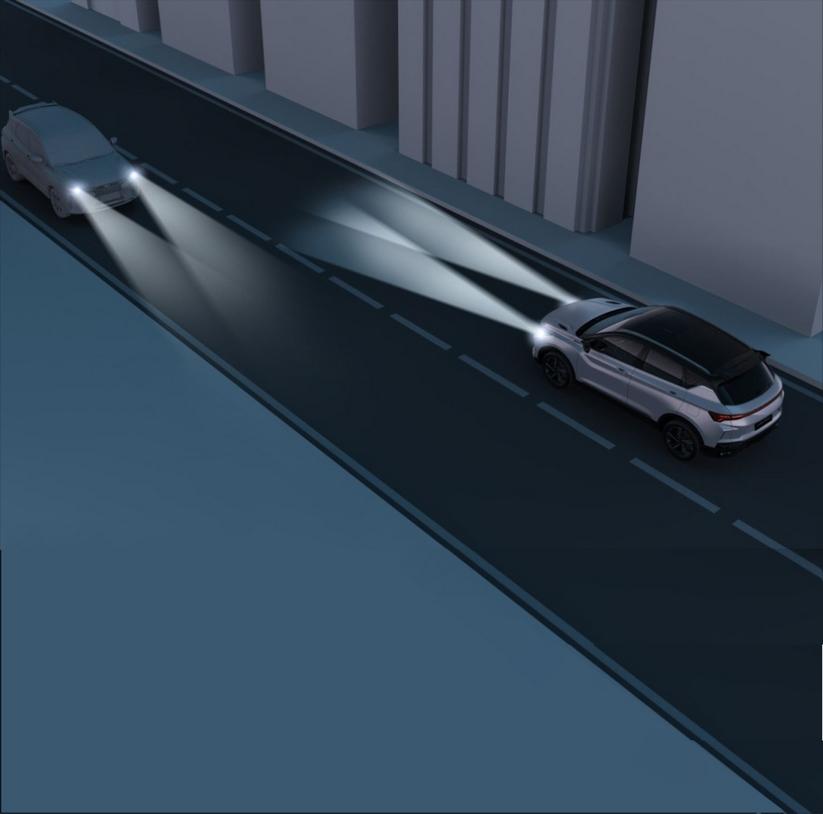 Интеллектуальное управление дальним светом*