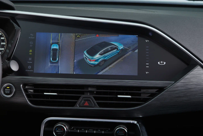 Камера кругового обзора 360° и «прозрачное шасси» Geely: как это повышает безопасность маневрирования
