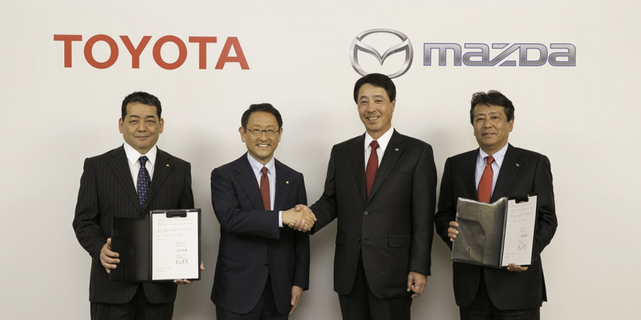 MAZDA И TOYOTA объявляют о программе сотрудничества