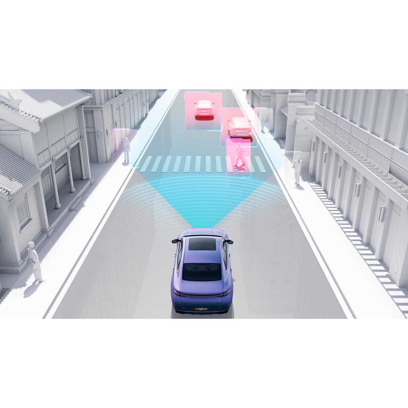 Система предотвращения фронтального столкновения