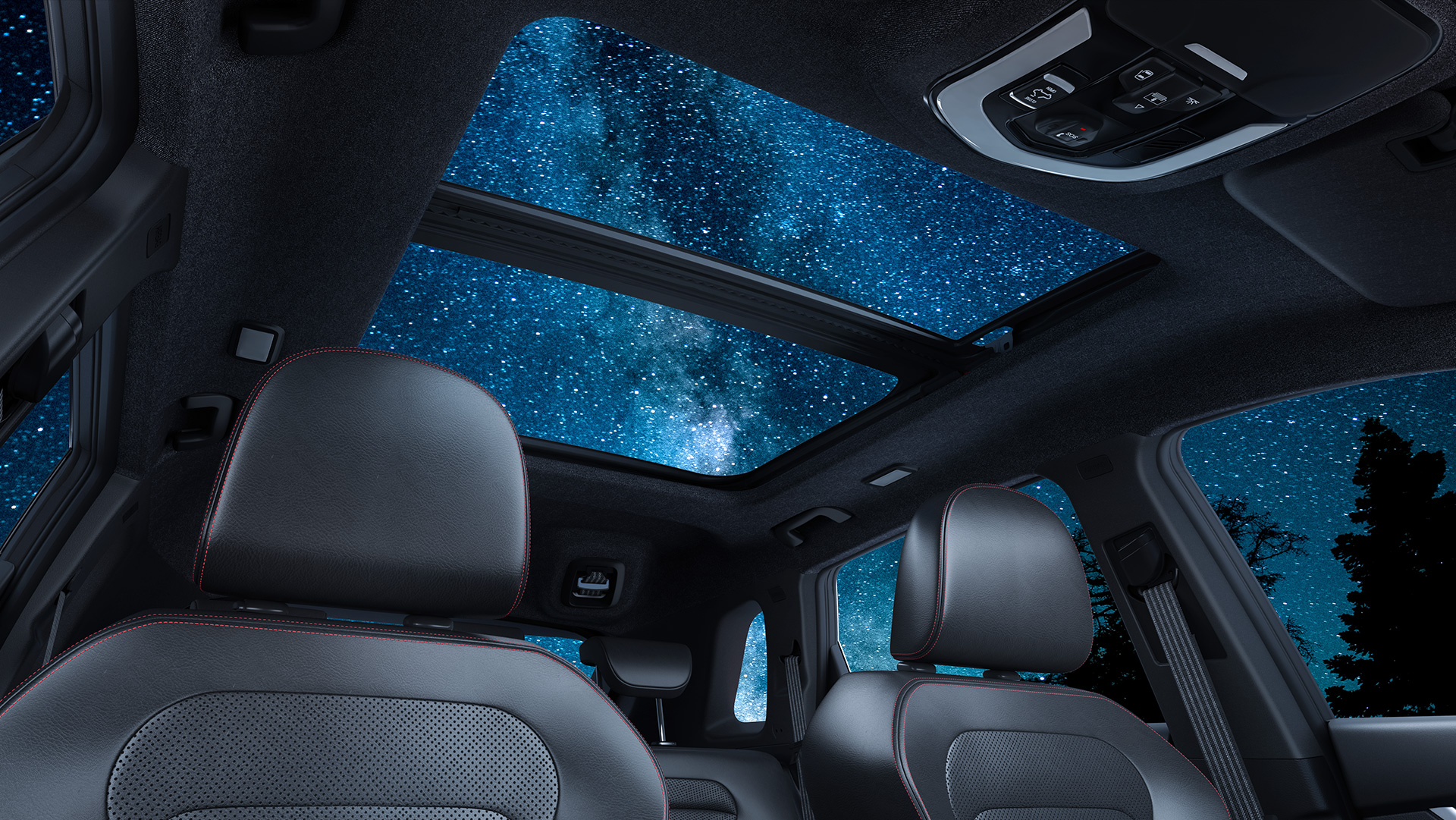 Панорамная крыша с электроприводом