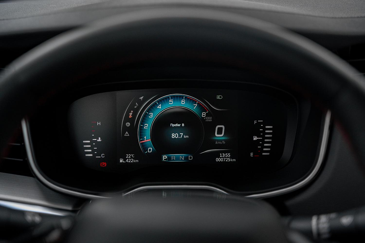 7" цветной дисплей комбинации приборов