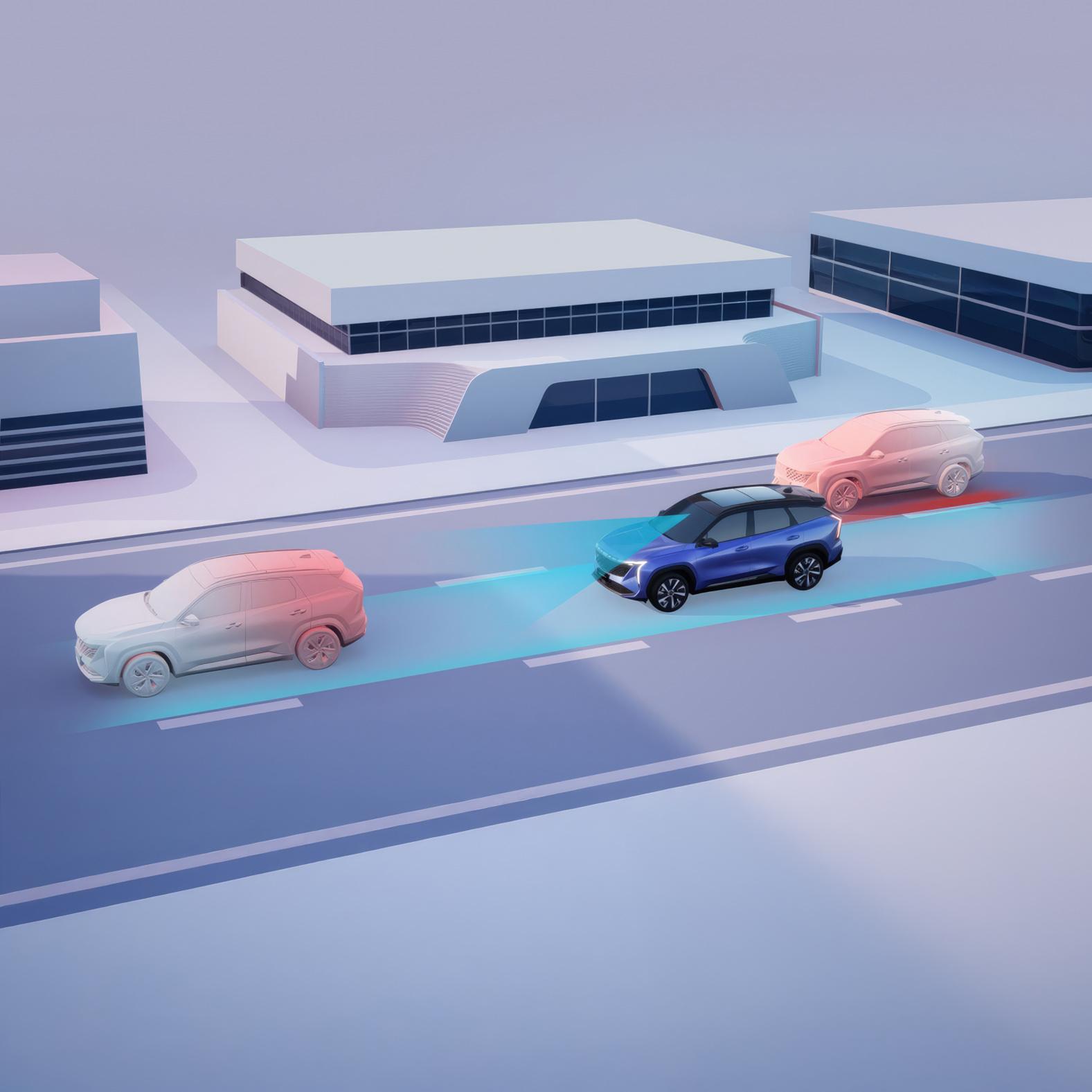 Система удержания автомобиля в полосе движения 