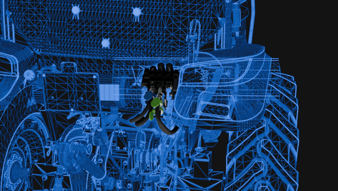 Работа от гидровыходов трактора