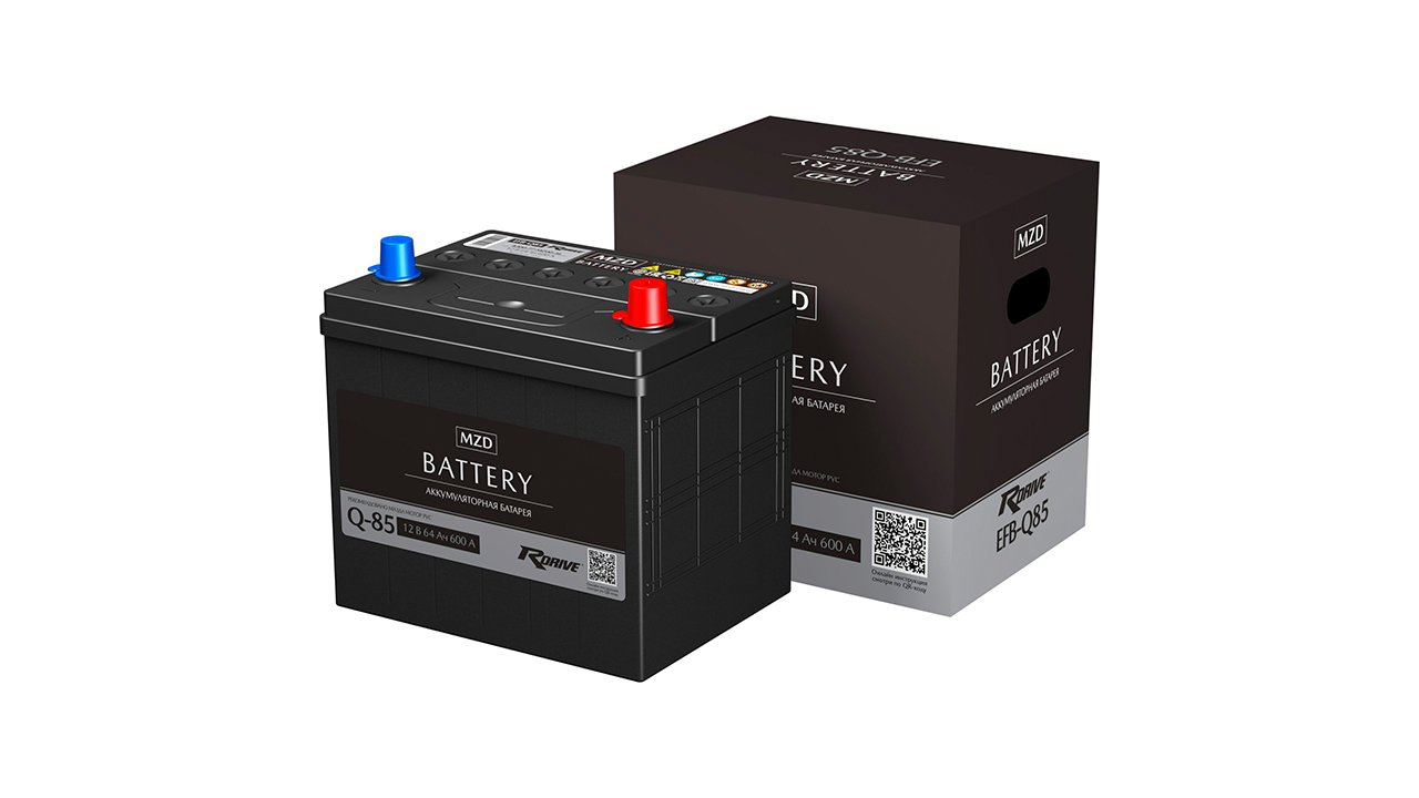 В линейку масел и запчастей MZD добавлен аккумулятор