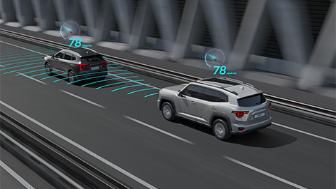 Адаптивный круиз-контроль с активным ограничителем скорости