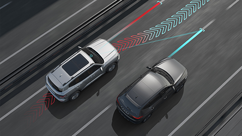 Система помощи удержания в полосе