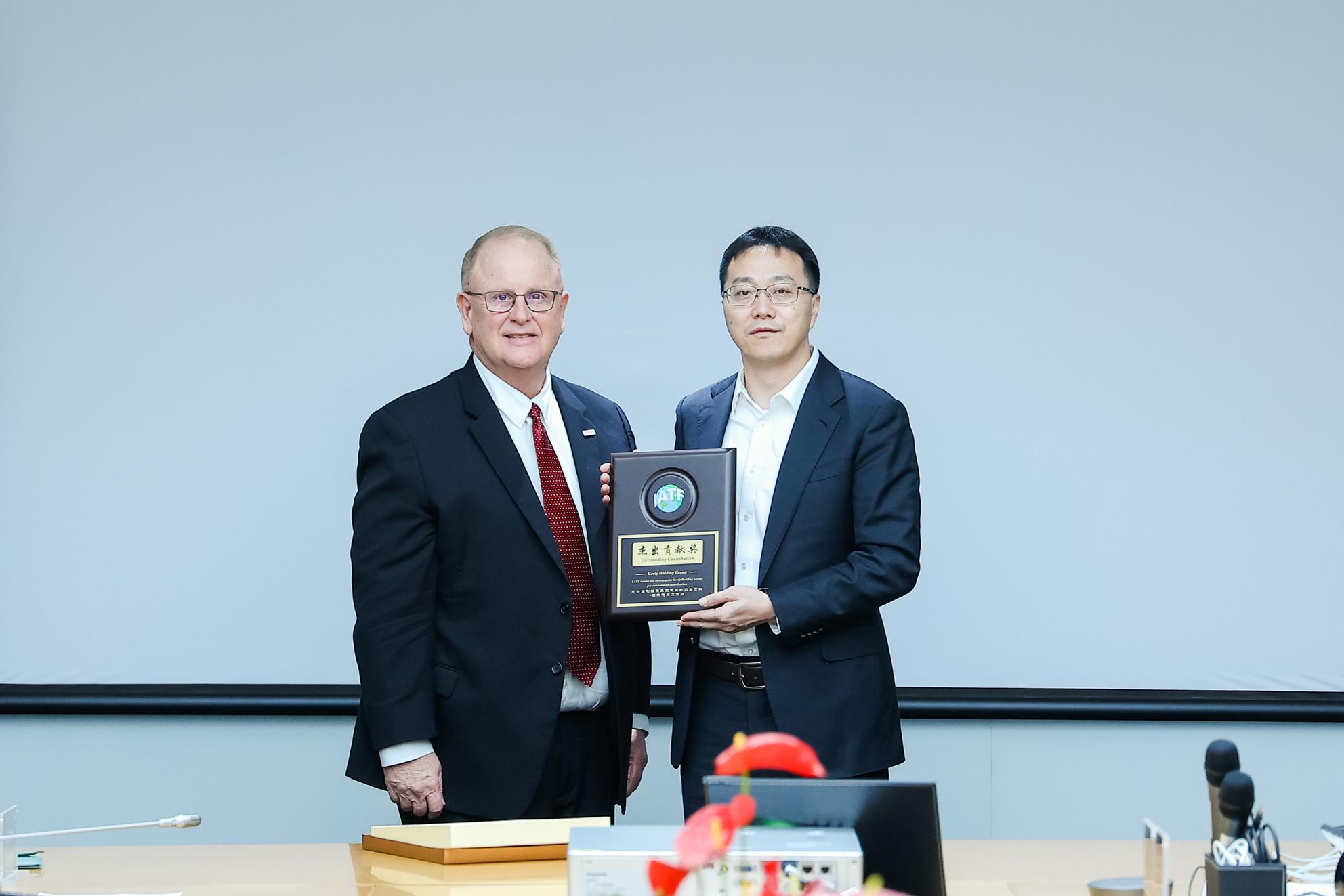 Компания Geely получила престижную награду IATF за выдающийся вклад в развитие мировых стандартов качества