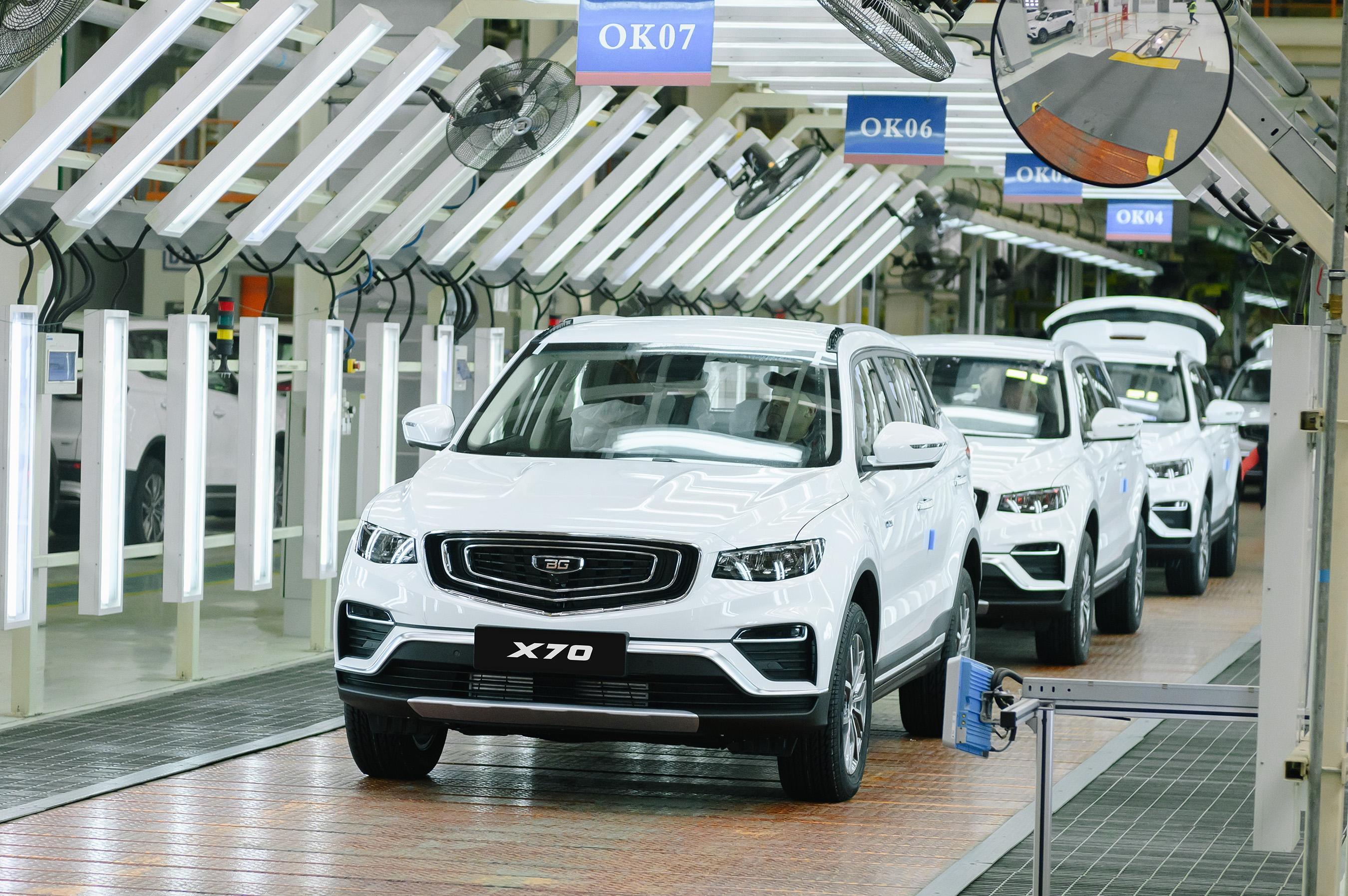 Завод в Беларуси произвел более 90 000 автомобилей Belgee