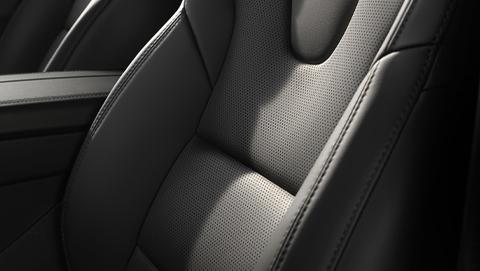 Отделка кресел экокожей с перфорацией