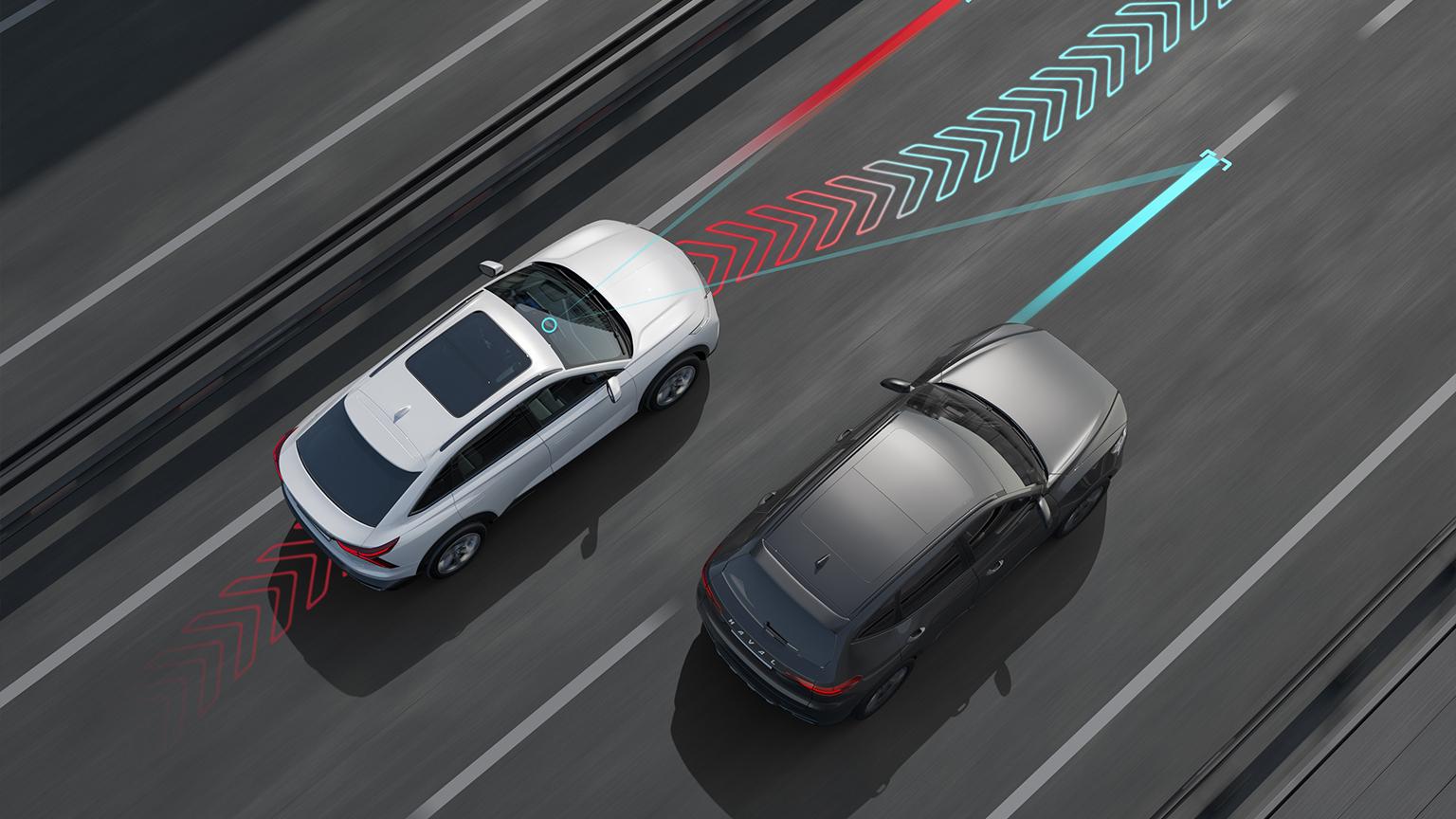 Система помощи удержания в полосе