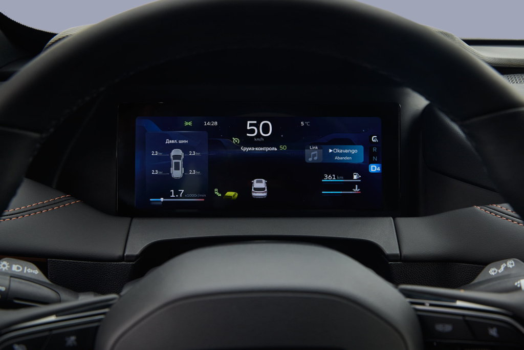  Цифровая приборная панель