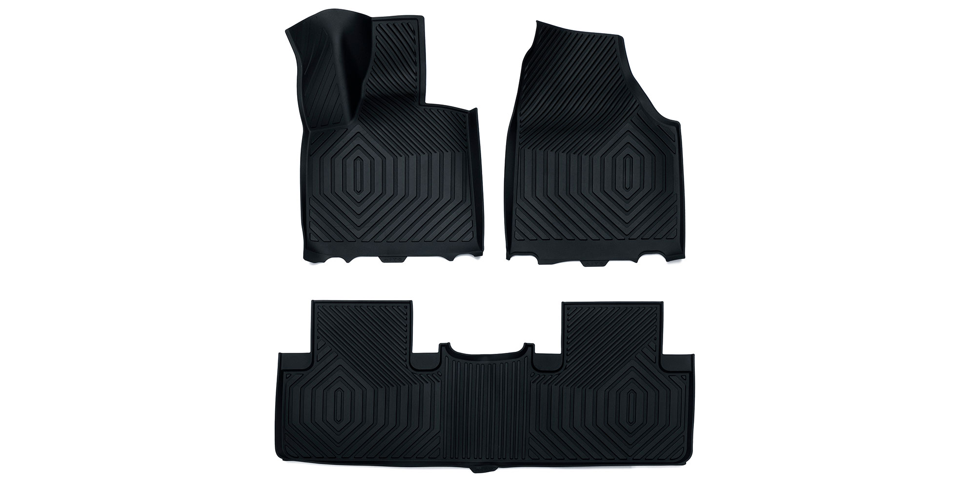 Коврики в салон 5-местного AITO M7. Цвет: чёрный