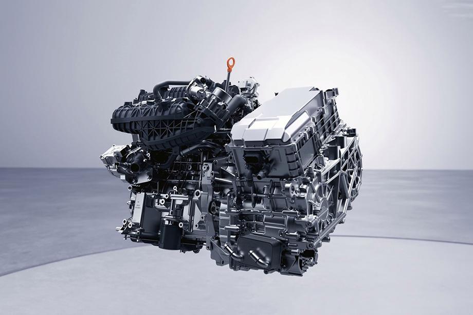 Гибридная трансмиссия с электромотором