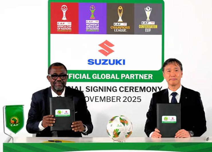SUZUKI - ПАРТНЁР КОНФЕДЕРАЦИИ АФРИКАНСКОГО ФУТБОЛА (CAF)