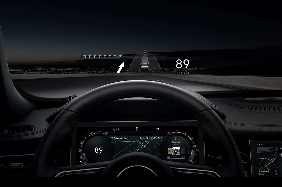 12,8-дюймовый проекционный дисплей 